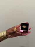 Jumbo Gold Flower Ring